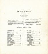 Table of Contents, Christian County 1911